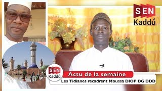 Actu de la Semaine Les Tidianes recadrent Moussa DIOP DG Dakar Dem Dikk