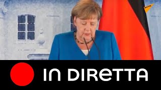 Conferenza stampa congiunta di Conte e Merkel
