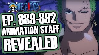 One Piece Episode 889 - 892 Animation Staff Revealed & Interview with Tatsuya Nagamine on Wano!