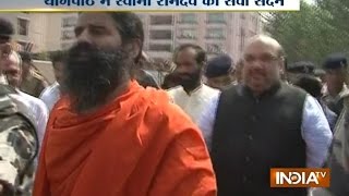 Amit Shah Praises Ramdev For His Campaign For BJP During LS Polls - India TV