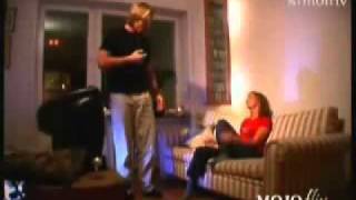 Girl farts in her boyfriends face