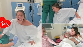 EXCRUCIATINGLY PAINFUL CONTRACTIONS AND DELIVERY | NATURAL UNMEDICATED BIRTH VLOG