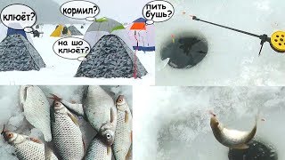 ЗИМНЯЯ РЫБАЛКА ? Ловля на удочку и мормышку Старый Салтов