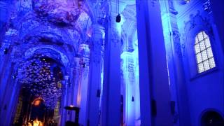 Lichtinstallation in der Heilig Geist Kirche München