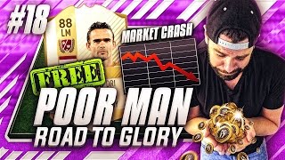 MARKET CRASH ADVICE AND FREE LEGEND OVERMARS!? Poor Man RTG #18 - FIFA 17 Ultimate Team #PMRTG