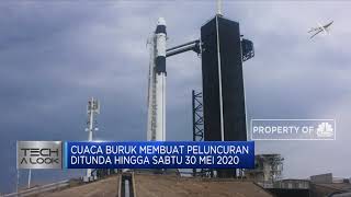 Terhalang Cuaca Buruk, Roket SpaceX Batal Meluncur