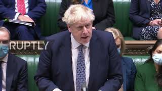 UK: PM Johnson apologizes for attending Downing Street lockdown party