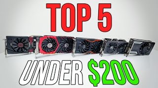 Top 5 Graphics Cards Under $200 - 2016
