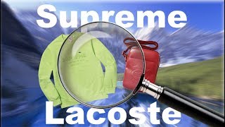 Обзор на вещи Supreme x Lacoste 2018 / Supreme x Lacoste review 2018