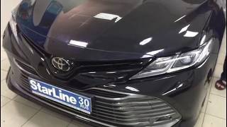Установка StarLine Е96 на Toyota Camry V70 2018