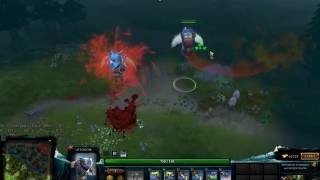 Dota 2 Unusual Курьер Prismatic gem : Красный , Чумной серый
