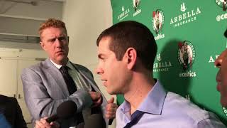Brad Stevens jokes Celtics will “maybe” start Kyrie Irving