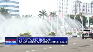 24 Partai Perebutkan 20.462 Kursi DPR RI hingga DPRD