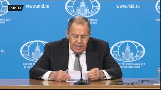 LIVE: Lavrov holds annual press conference in Moscow