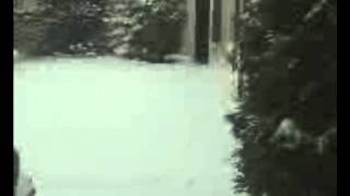 Barefoot in the snow