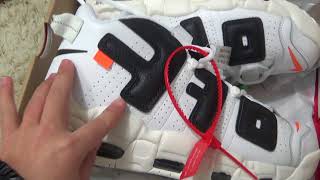 Authentic Off White x Nike Air More Uptempo  Review from Dopekickz23