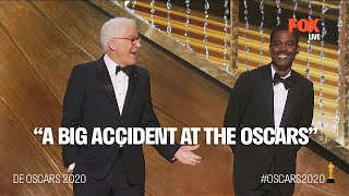The Oscars 2020 | Chris Rock & Steve Martin crack up during Oscar Opening | FOX