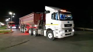 Будни самосвальщика Камаз 65206