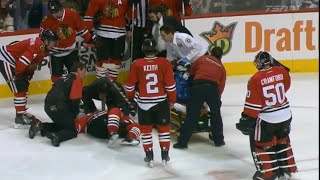 Trevor Daley Injury After Collision with Thorburn