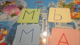 Как сделать обучающее пособие "Звуки и буквы".Канал ДОЧКИ-МАТЕРИ.