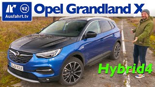 2020 Grandland X Hybrid4 Ultimate  - Kaufberatung, Test deutsch, Review, Fahrbericht Ausfahrt.tv