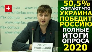Украинцы хотят жёсткую руку и свободный русский язык. Соцопрос КМИС 2020, результаты