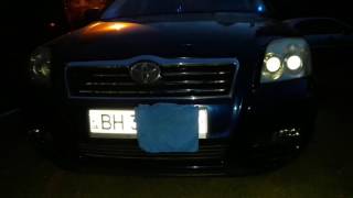 Дхо+поворотники в тойота авенсис т 25