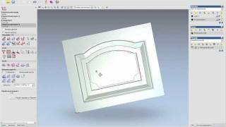 автоматическое создание фасада в Corel Draw  и УП ArtCam