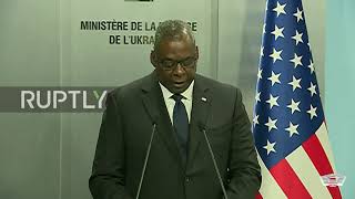 Ukraine: US support for Ukrainian sovereignty 'unwavering' says DefSec Austin