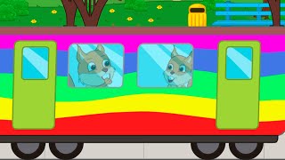 Famille d'Écureuil - Train De Clowns Animé 2023 en Français