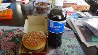 ASMR Eating Big Mac And Drinking A Cold Pepsi