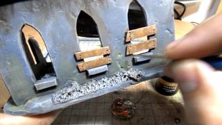 TAREMSUN TERRAIN. Руина простого здания. Ржавчина и пигменты. Часть 5.