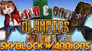 Minecraft Benja and Bacca Olympics: Skyblock Warriors (Challenge #2) | JeromeASF