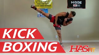 30 Min Fat Burning Cardio Kickboxing Workout - HASfit Fat Burning Workouts - Fat Burning Exercises