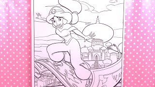 Princesse Disney Jasmine Coloriage Palais Tapis Volant