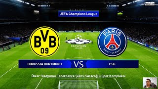 PES 2020 | Borussia Dortmund vs PSG | UEFA Champions League | Gameplay PC | Neymar vs Sancho