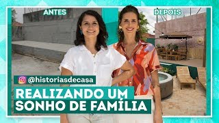 Transformação radical em área externa com Histórias de Casa