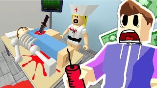 Играем Доктор ROBLOX Ловим пациентов лечим больных уколы капельницы в больнице лучшее видео для дете