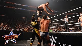 WWE Network: Neville & Stephen Amell vs. Stardust & King Barrett: SummerSlam 2015