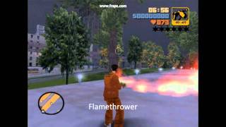 All Weapons in GTA III