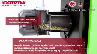 KOSTRZEWA MAXI BIO пеллетный котел большой мощности. Принцип работы.