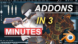 Blender 2.8 Python Addons in 3 Minutes!