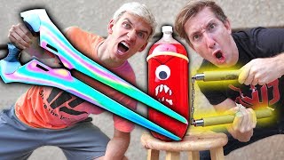 NINJA SPY GADGETS VS SODA!!