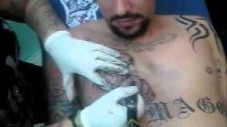 tatuaje mago pecho y pentaculo barriga a Estebanitox
