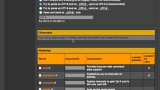 Setting up ZNC