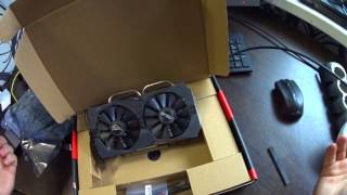 Распаковка ASUS RX 560  4gb