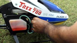 JF with his Trex700 demo flight