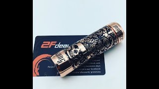 [2Fdeal]MARVEC Skeleton King Kong 26mm 18650/20700/18350/21700 Hybrid Mechanical Mod