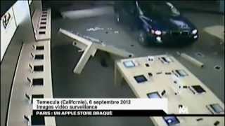 Paris Braquage d'un Apple Store (01-01-2013) - Hold Up Apple Store in Paris (France)