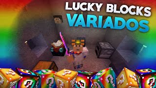 "LOS MINEROS MÁS PROS" | Lucky Blocks con LadyBoss, Sylkeka y Reah | Minecraft